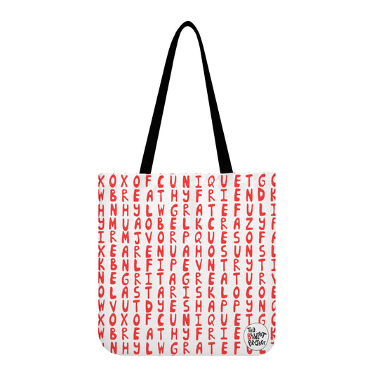 Crossword All-Over Print Cloth Tote Bag