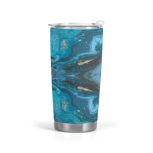 Sea Abstract Tumbler Cup
