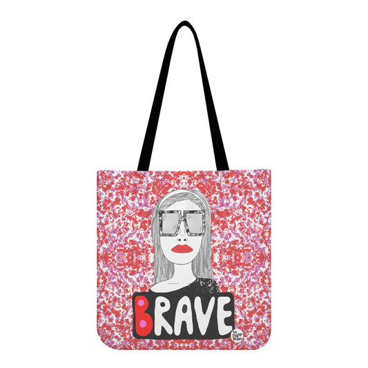 Brave Girl All-Over Print Cloth Tote Bag