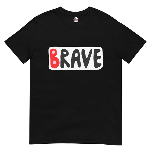 Brave Graphic T-Shirt - Black