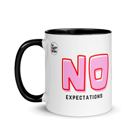 No Expectations No Disappointments Mug with Black Color Inside
